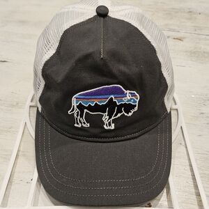 NWOT Patagonia Fitz Roy Buffalo Bison Snapback Trucker Hat  - OSFA